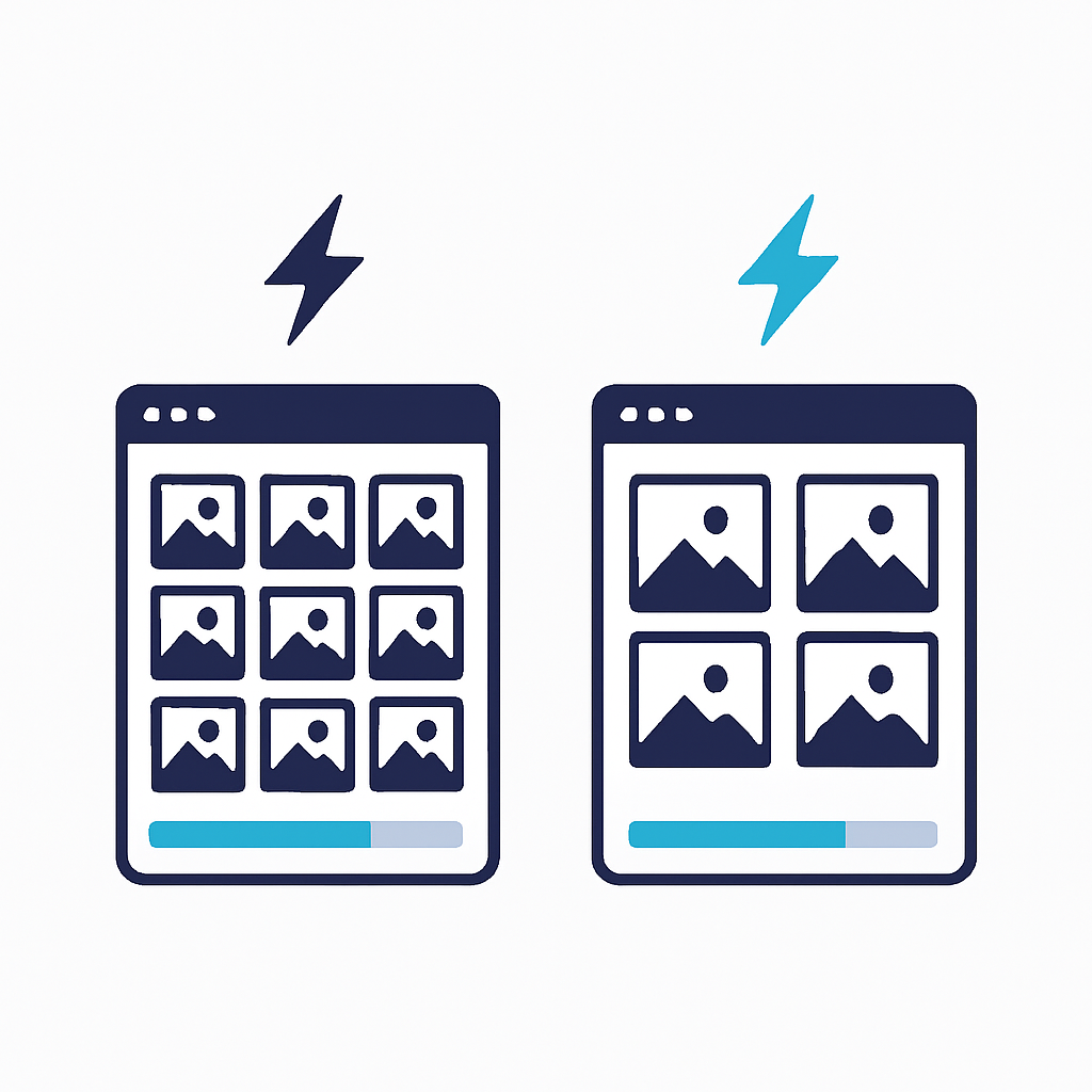 Optimizarea galeriei mdstore.md - Performance și SEO
