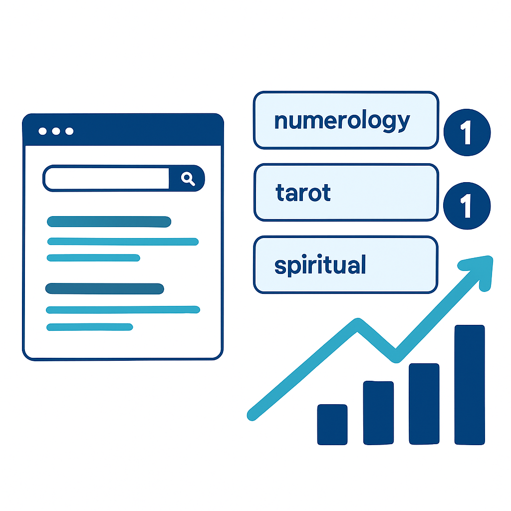 SEO pentru Cuvinte-Cheie Spirituale - Karmanumbers
